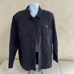 Ksubi Charcoal Military Field Jacket